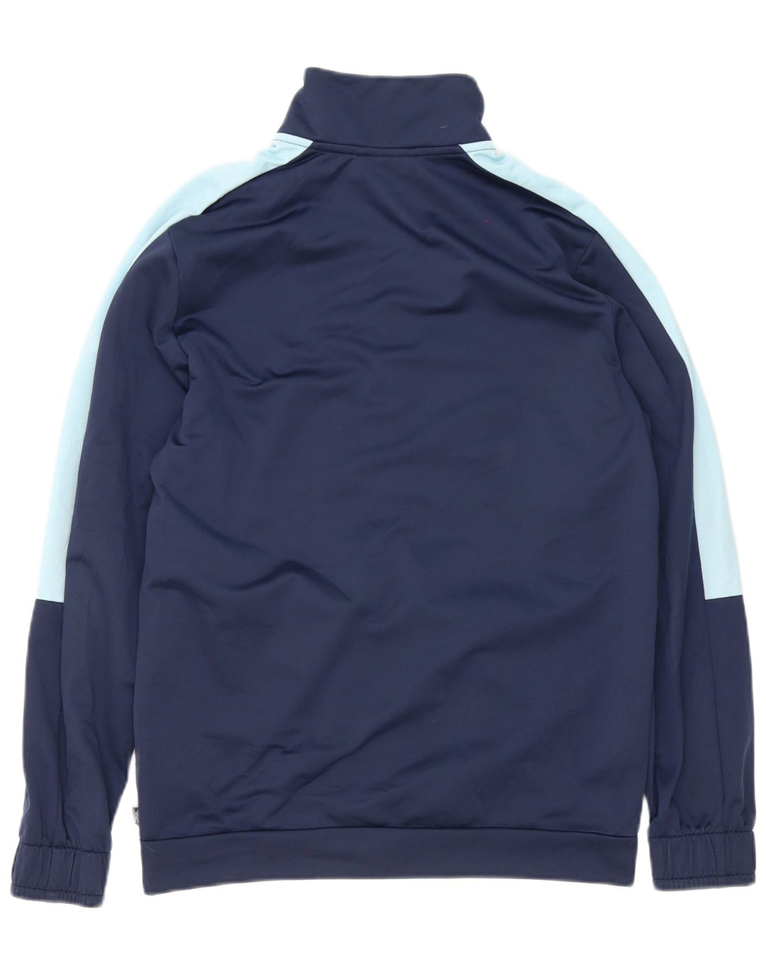 Puma Mens Treino Top Jaqueta Pequena Azul Marinho Colourblock Poliéster