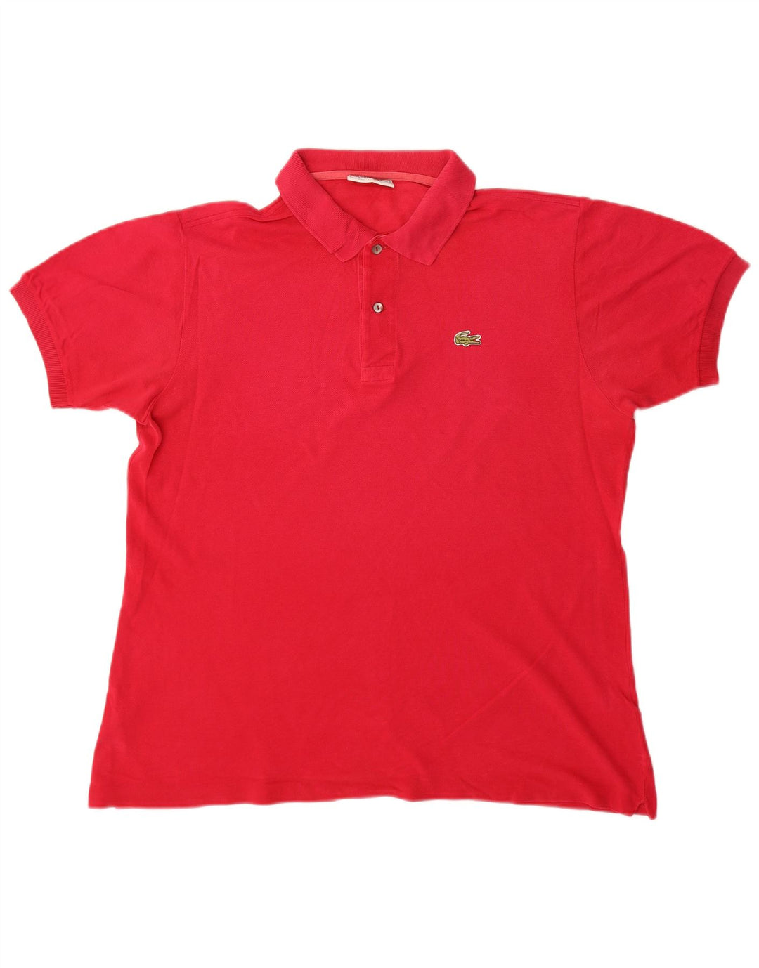 Camisa polo masculina Lacoste grande algodão vermelho