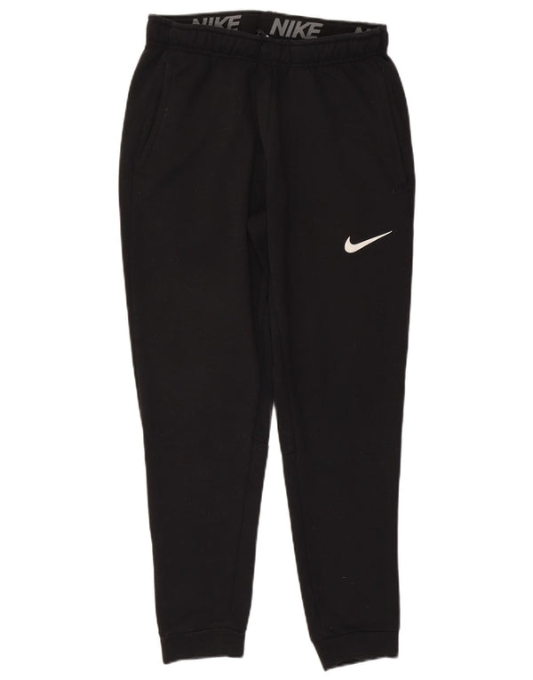 NIKE Mens Dri Fit Calças de treino Joggers Pequeno Poliéster Preto