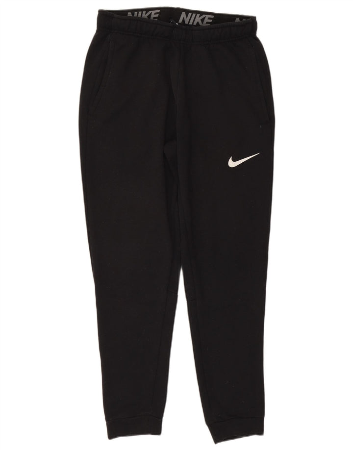 NIKE Mens Dri Fit Calças de treino Joggers Pequeno Poliéster Preto