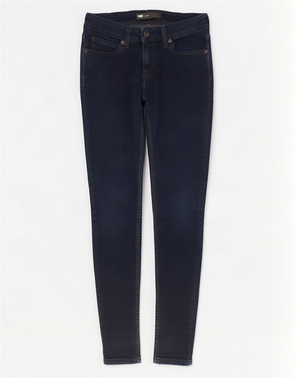 Jeans skinny feminino Levi's W25 L30 algodão azul marinho