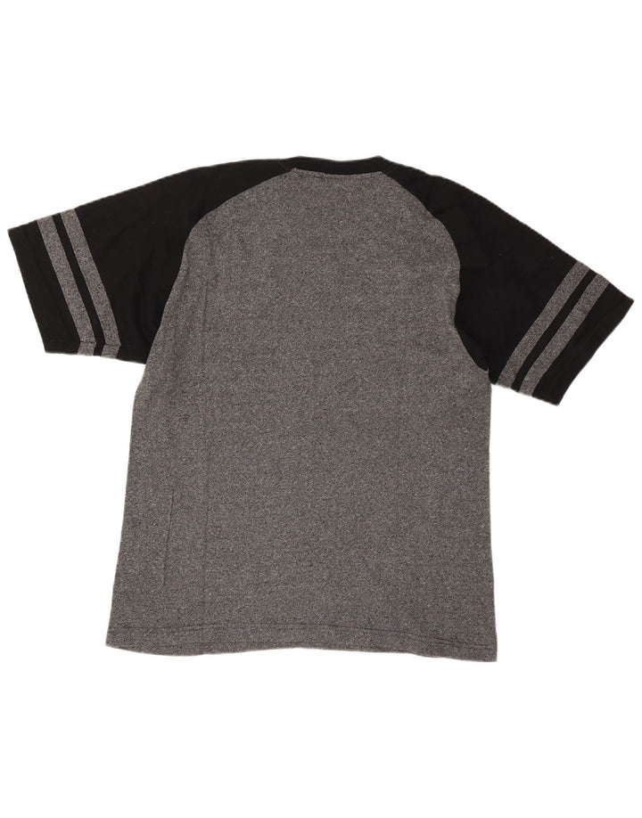 Camiseta masculina Champion cinza médio algodão colorblock