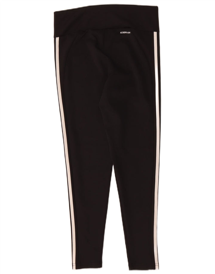 Leggings Adidas Aeroready Femininas UK 12/14 Médio Preto Poliéster