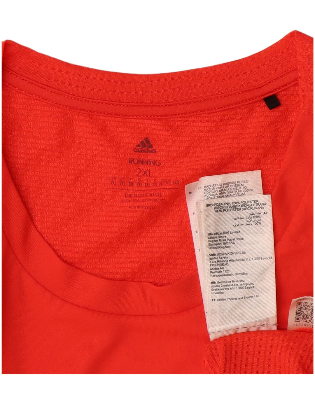 Camiseta masculina ADIDAS Top 2XL laranja poliéster
