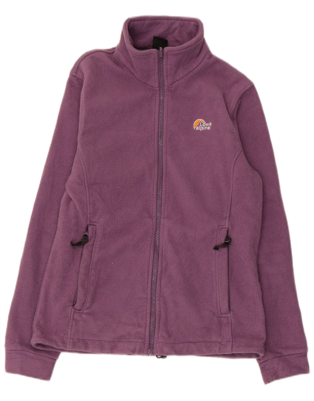Jaqueta de lã feminina LOWE ALPINE UK 10 poliéster roxo pequeno