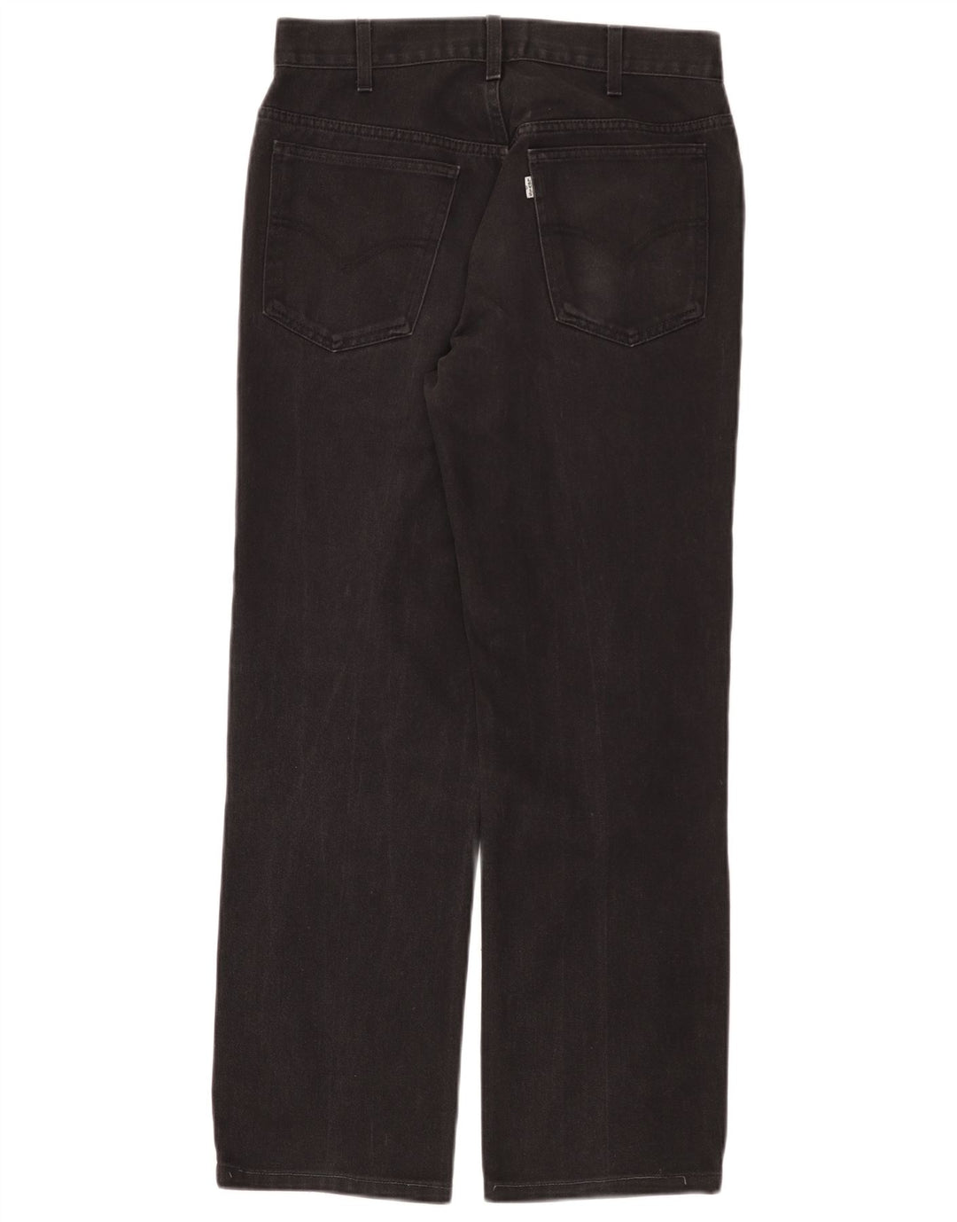 Jeans retos femininos Levi's W32 L28 algodão preto