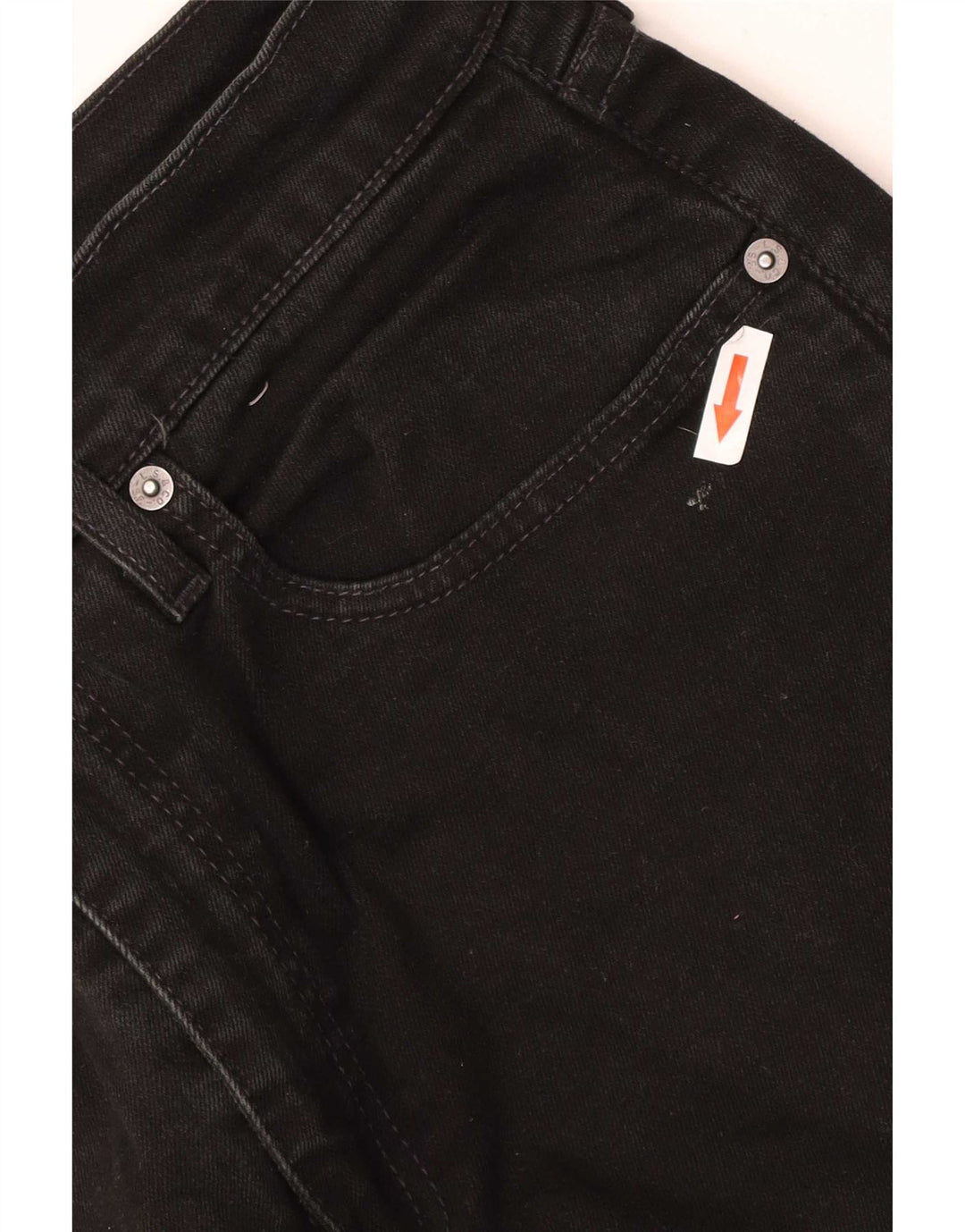 Levi's Masculino 502 Tapered Jeans W33 L30 Algodão Preto