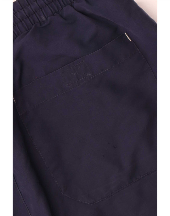 Shorts de banho masculino Umbro grande poliéster azul marinho