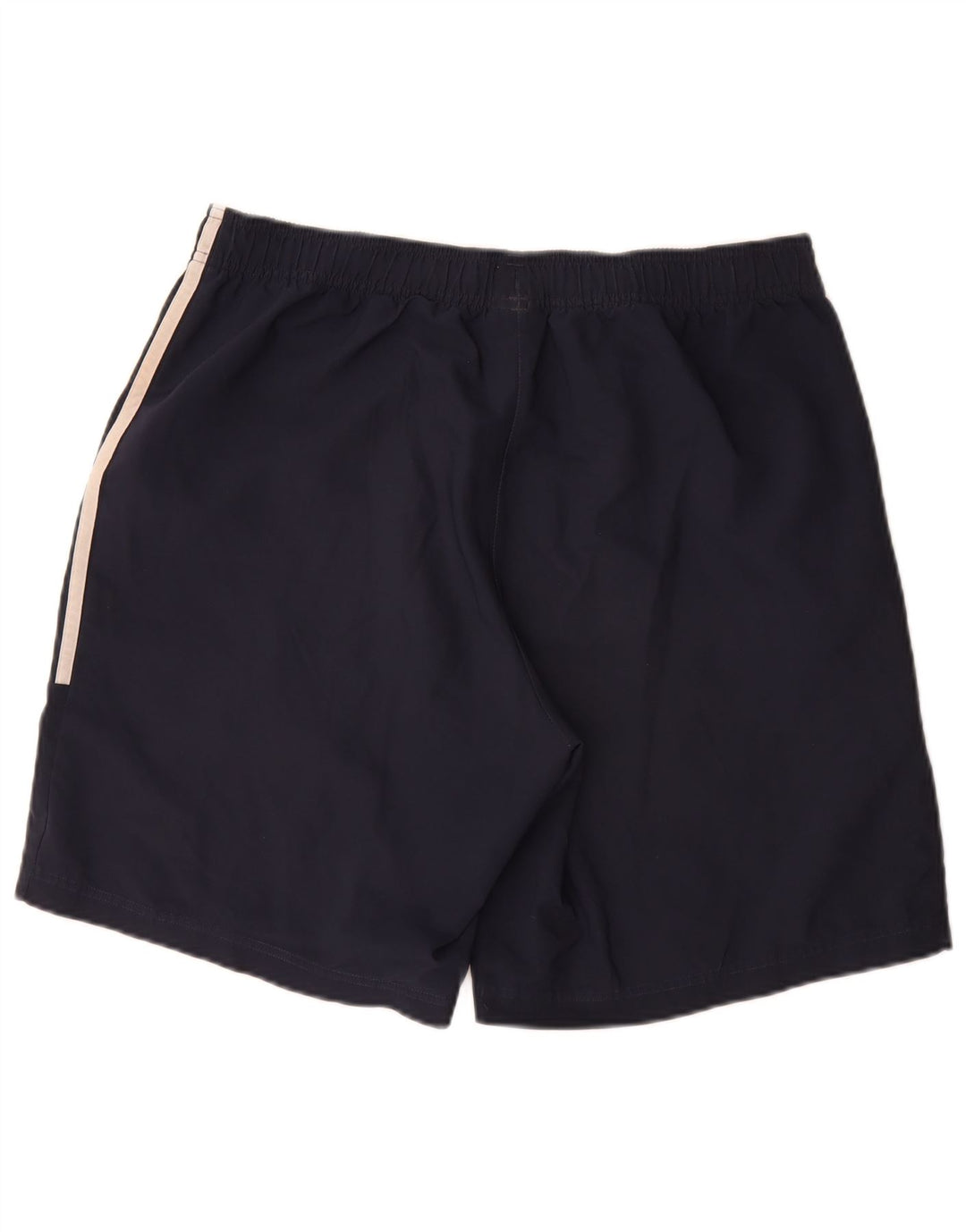 Shorts esportivos masculinos Adidas grandes poliéster azul marinho
