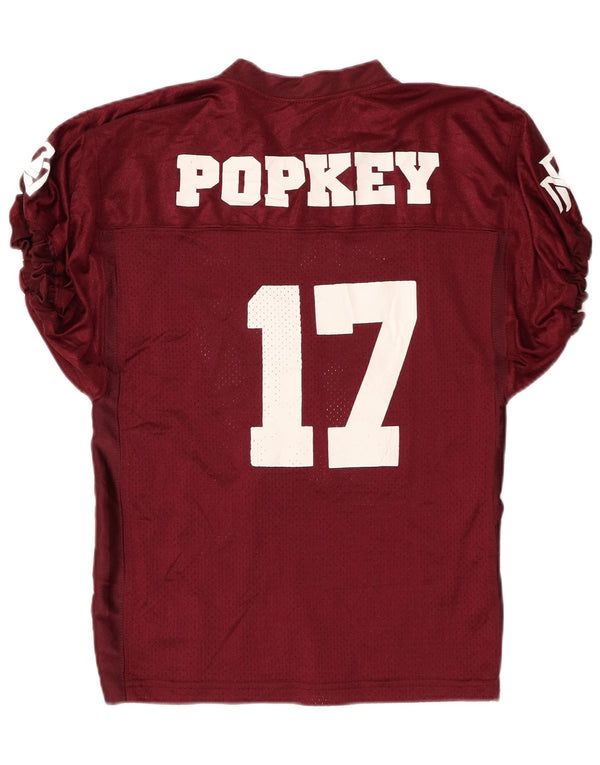 Camiseta feminina Champion Ridge 17 Graphic UK 14 grande Borgonha Nylon