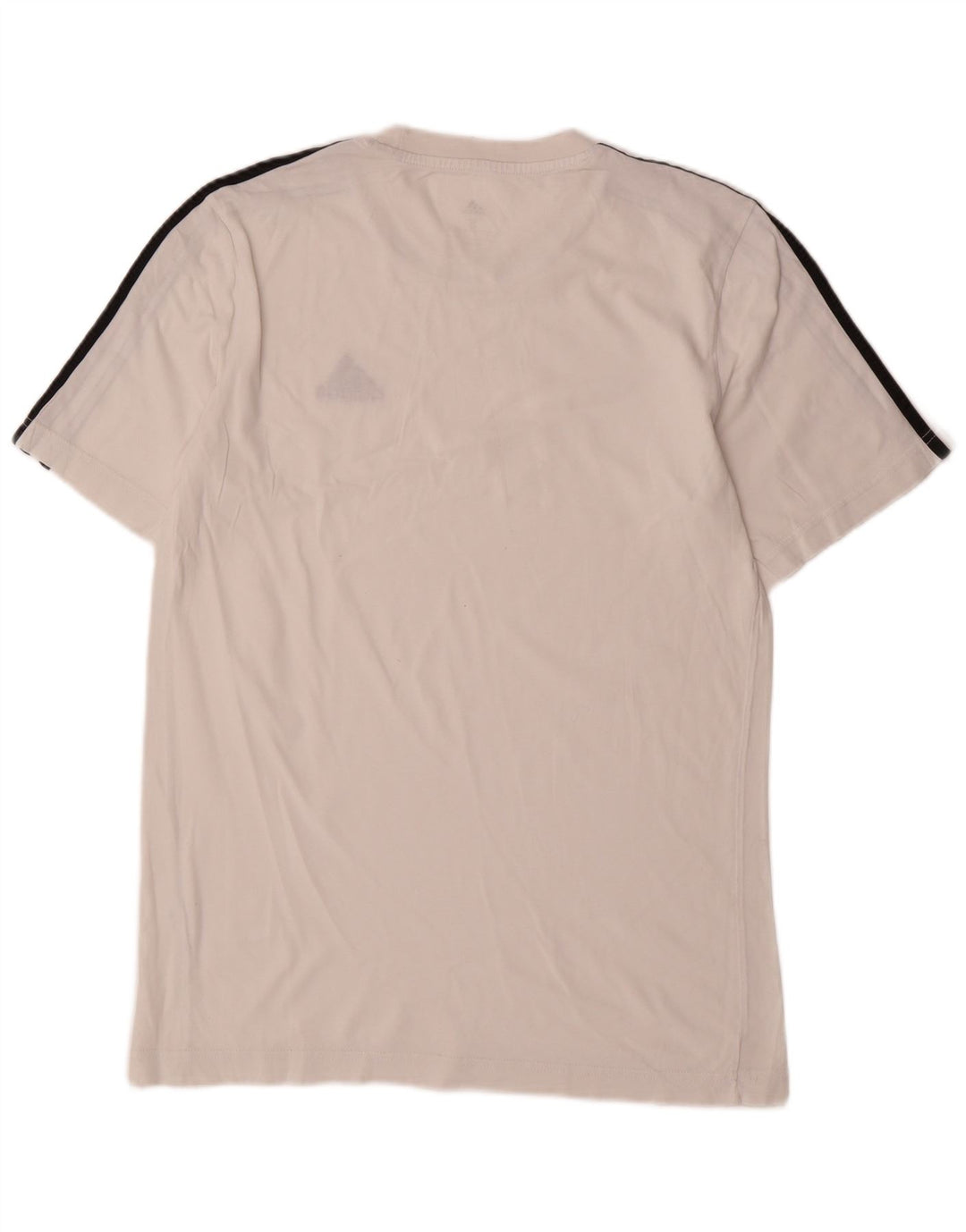 Adidas Mens Camiseta Top Pequeno Branco