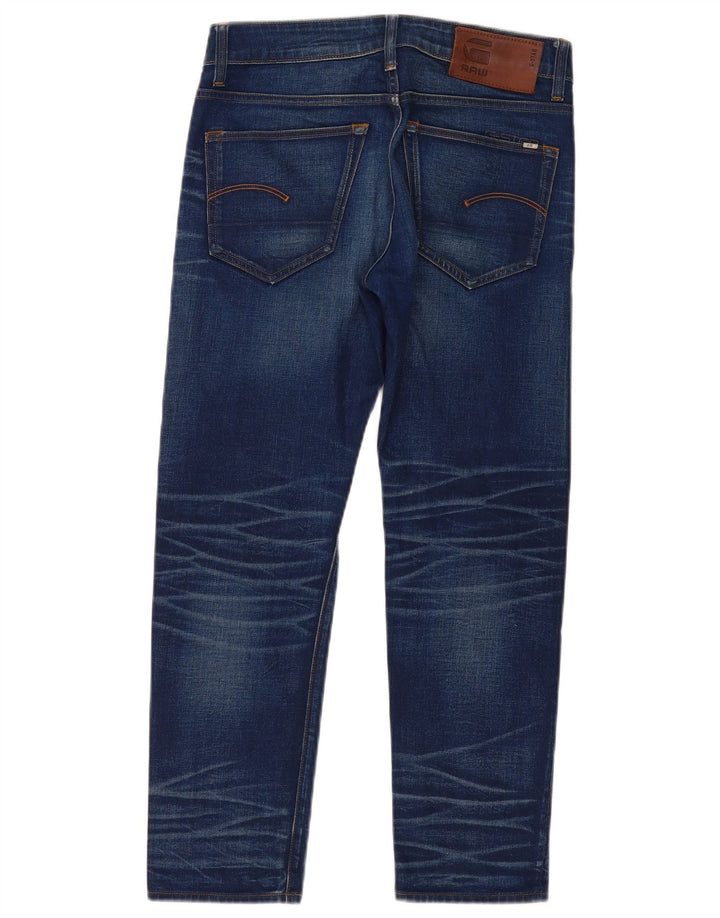 G-STAR feminino 3301 jeans slim W28 L28 algodão azul
