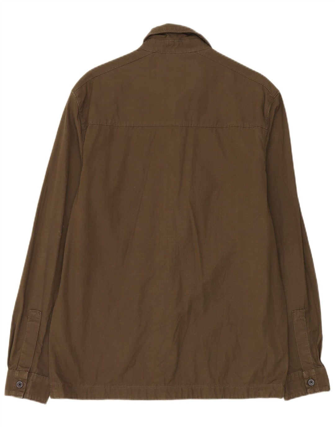 Camisa masculina Lyle & Scott de algodão cáqui médio
