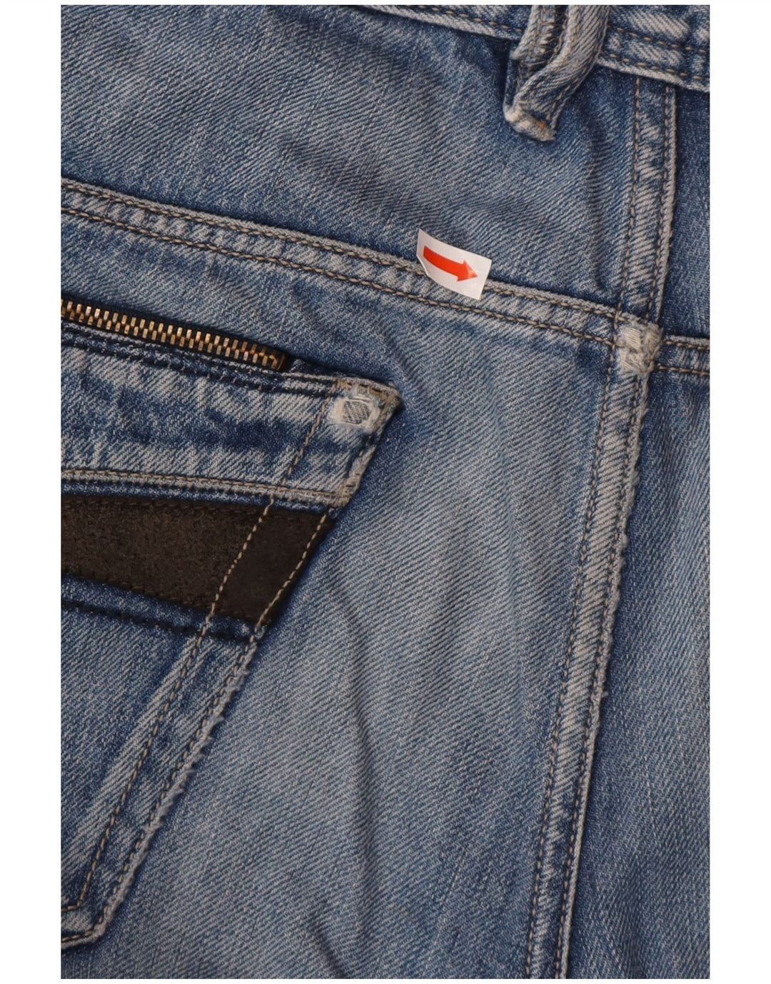 DIESEL Masculino Slim Jeans W32 L32 Azul Algodão