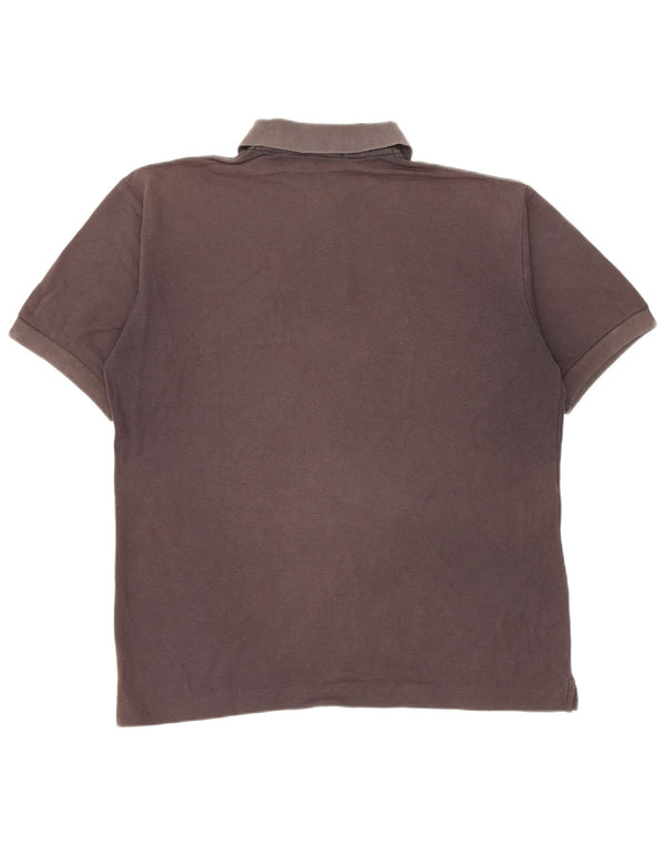 Camisa polo masculina Fila grande algodão preto