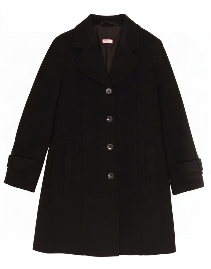 Sobretudo feminino Max & Co. UK 12 lã preta média