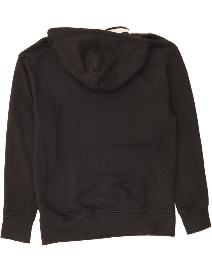 LEVI'S Mens Relaxed Fit Graphic Hoodie Jumper Small Black Cotton Vintage Levi's and Second-Hand Levi's from Messina Hembry 