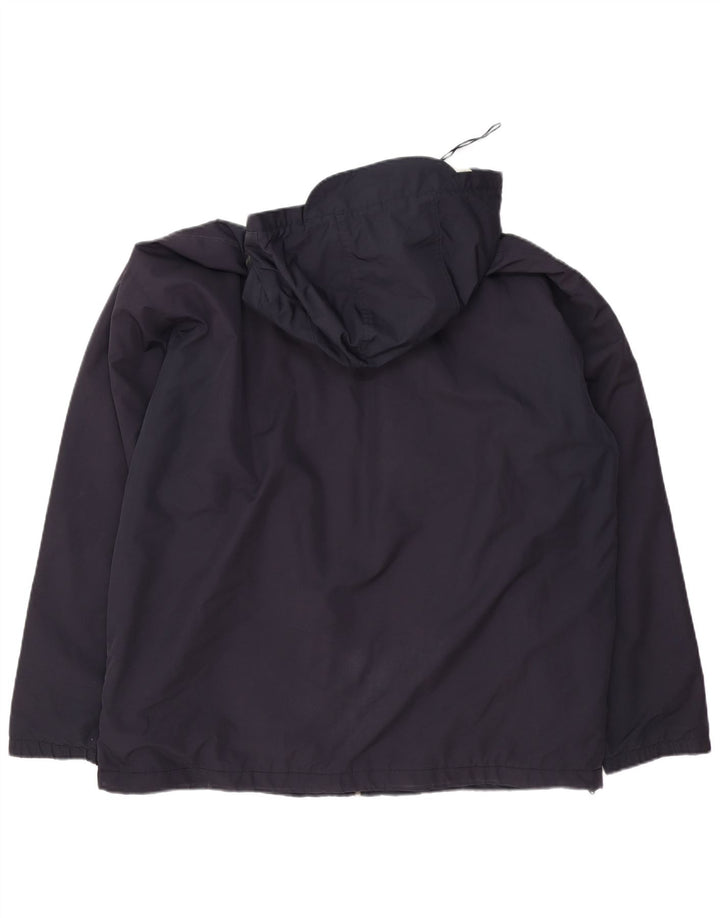 Jaqueta masculina reversível com capuz Kappa UK 40 grande azul marinho