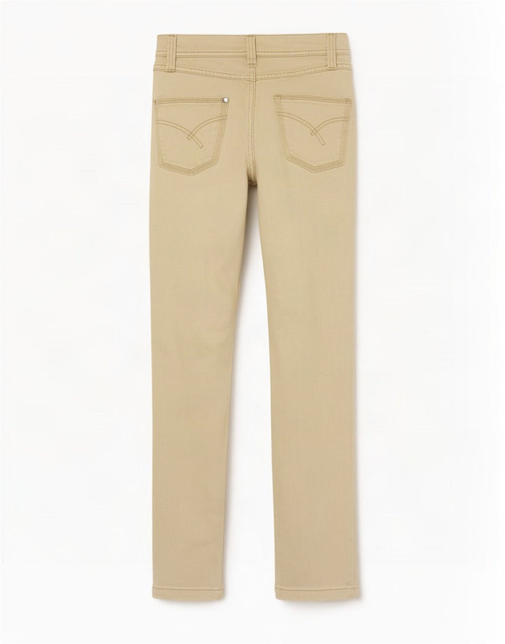 Jeans Slim Feminino Massimo Dutti EU 38 Pequeno W28 L32 Bege