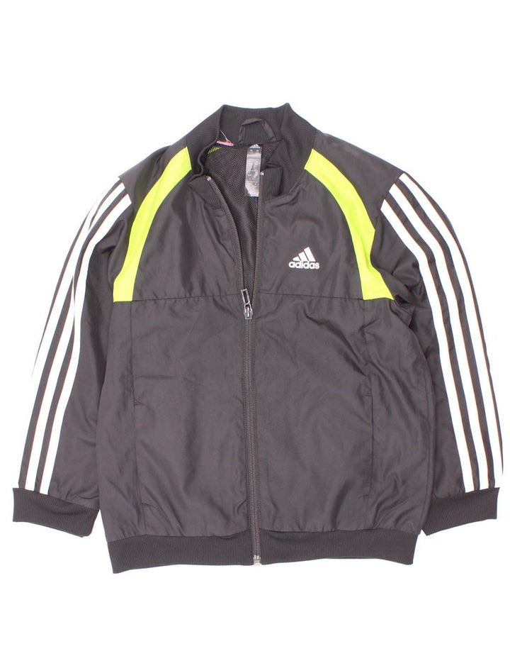 Jaqueta Adidas Meninos Treino Top 5-6 Anos Preto Colorblock Poliéster