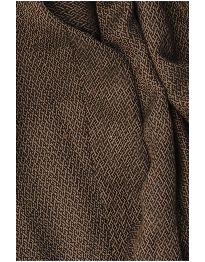 LUISA SPAGNOLI Jaqueta blazer feminina com 1 botão IT 46 grande marrom geométrico