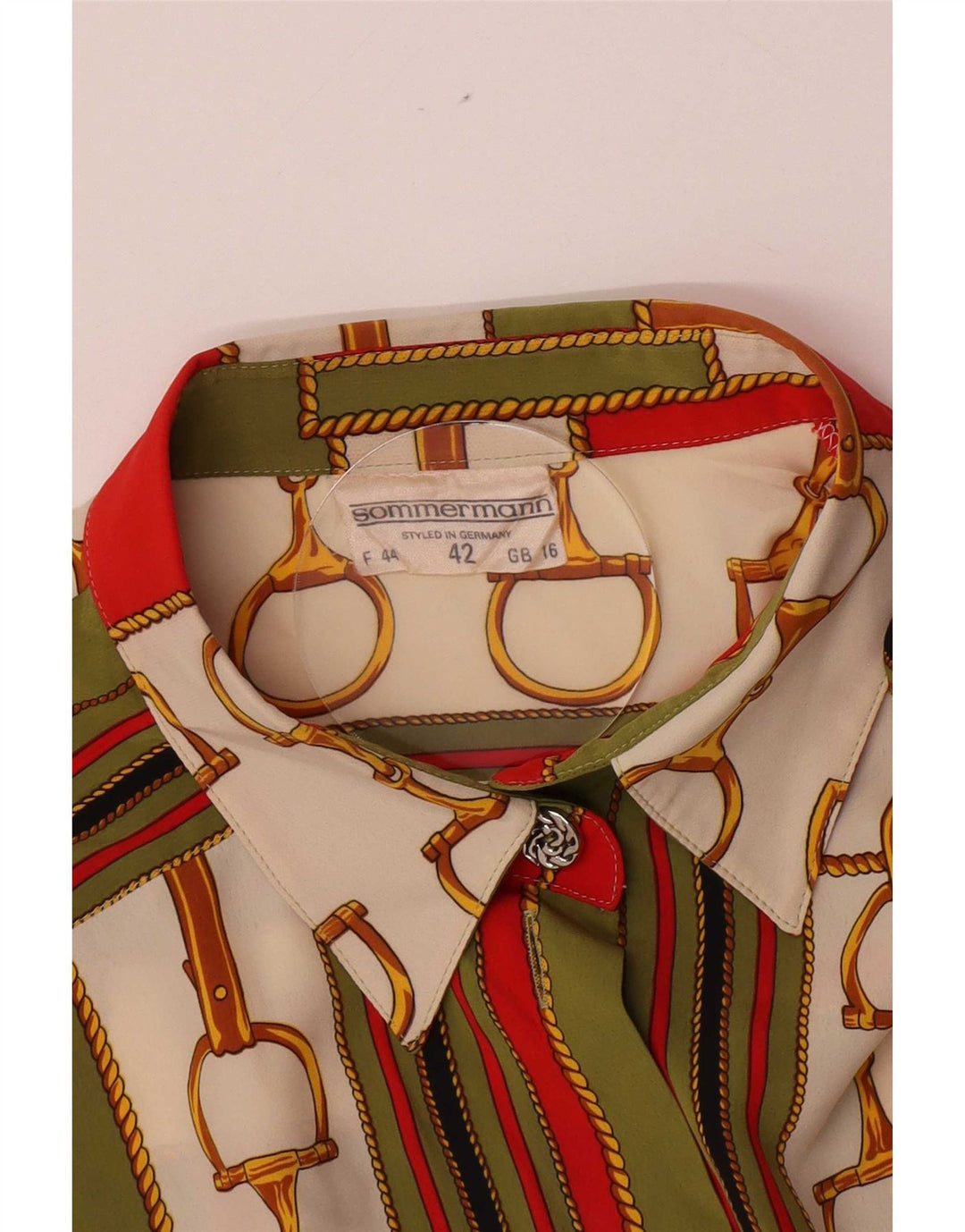 Blusa feminina Sommermann com estampa abstrata Reino Unido 16 grande multicolorida