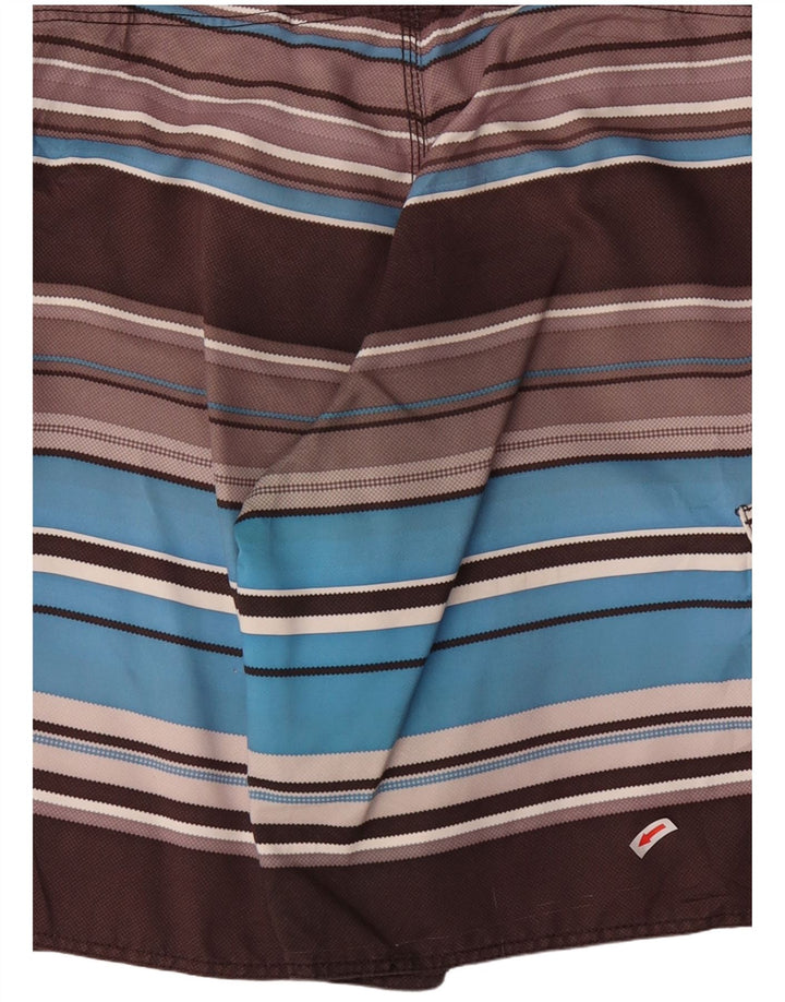 BILLABONG Calção de banho masculino gráfico poliéster listrado cinza médio