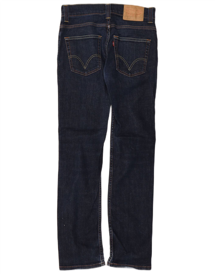 Calça Jeans Slim Feminina Levi's W30 L32 Azul Marinho Algodão