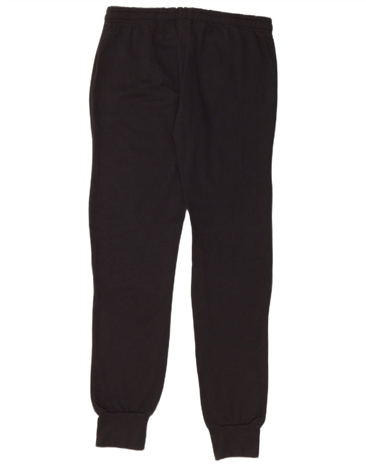 Calça de treino feminina Kappa Joggers grande algodão preto