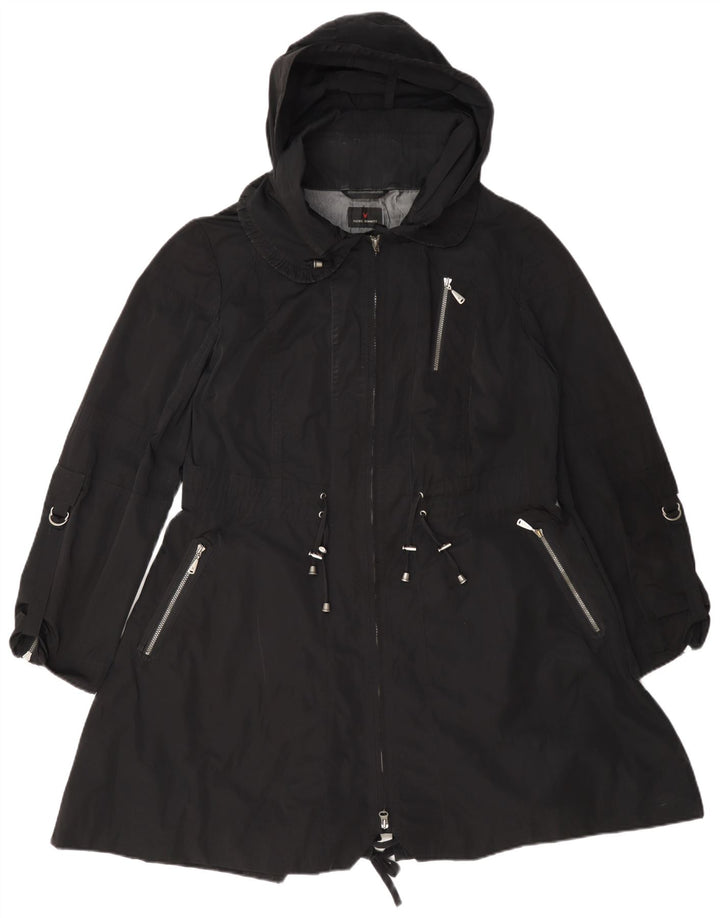 Jaqueta parka feminina FUCHS & SCHMITT com capuz Reino Unido 12 médio preto