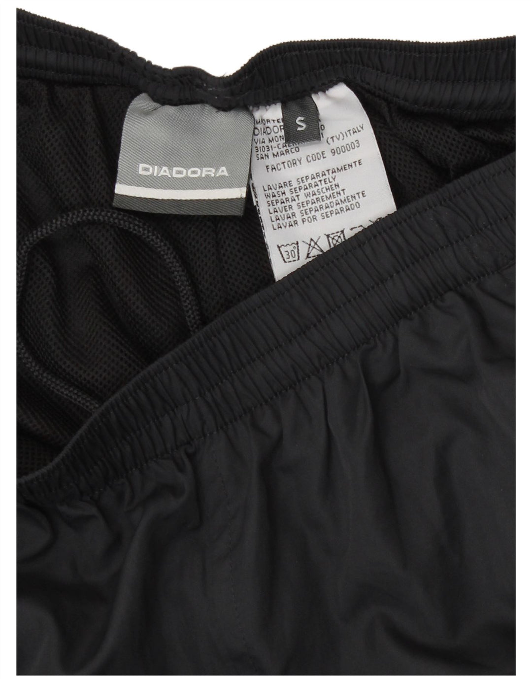 Calça de treino feminina Diadora UK 10 Small Grey Colourblock Poliéster