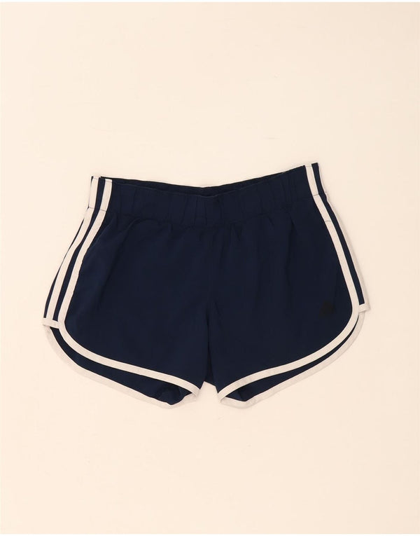 Adidas Womens Running Relaxed Fit Sport Shorts Reino Unido 4 XS Azul Marinho Esportes
