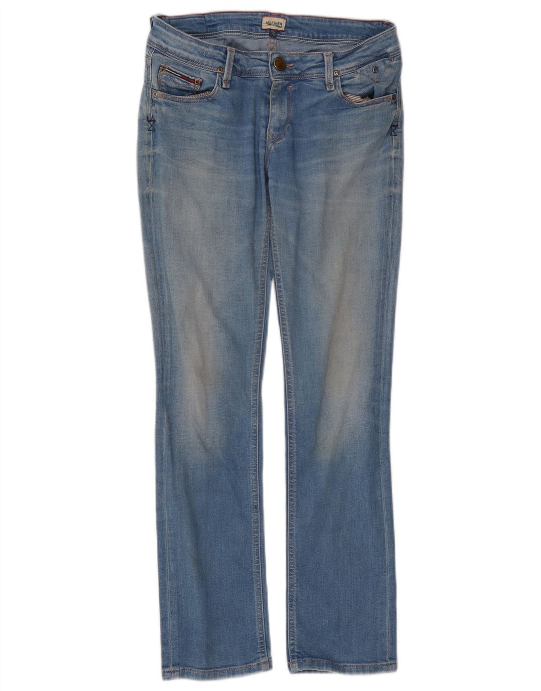 Jeans feminino Tommy Hilfiger Bootcut W28 L30 azul