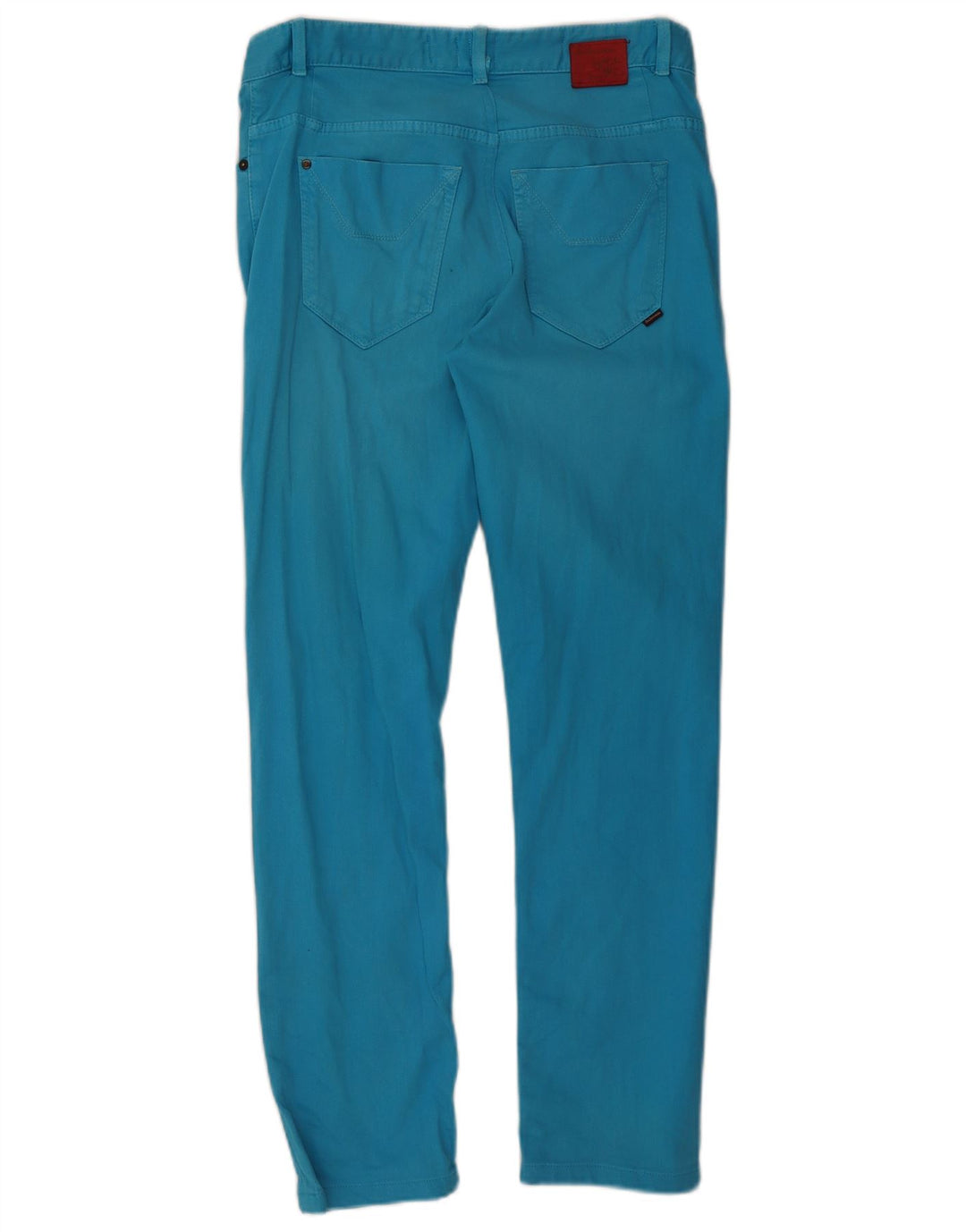 Calça jeans feminina Jeckerson W33 L29 azul algodão