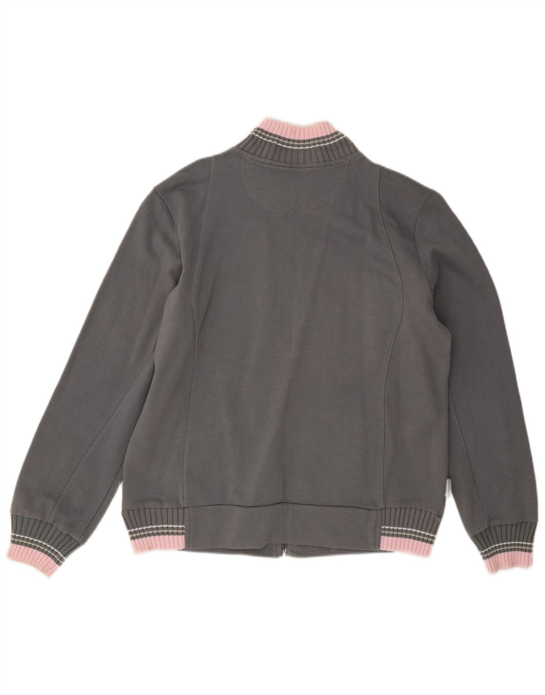 Jaqueta feminina Champion UK 14 cinza médio colorblock algodão