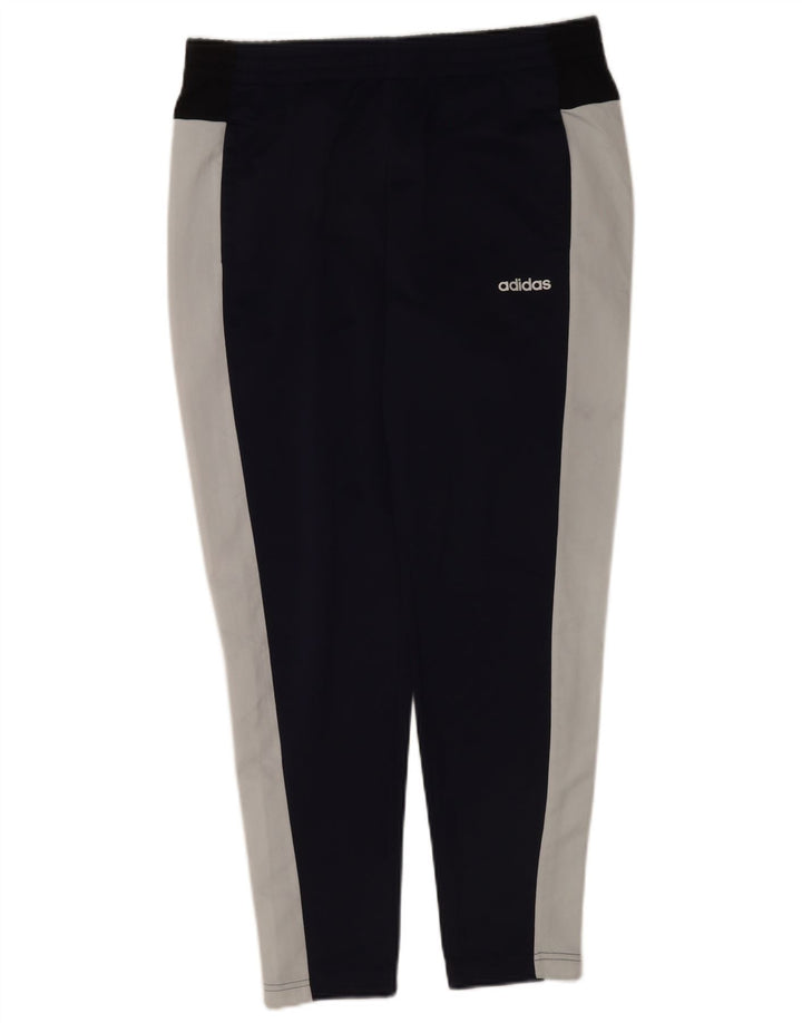 Leggings femininas Adidas UK 14 médio azul marinho colorblock poliéster