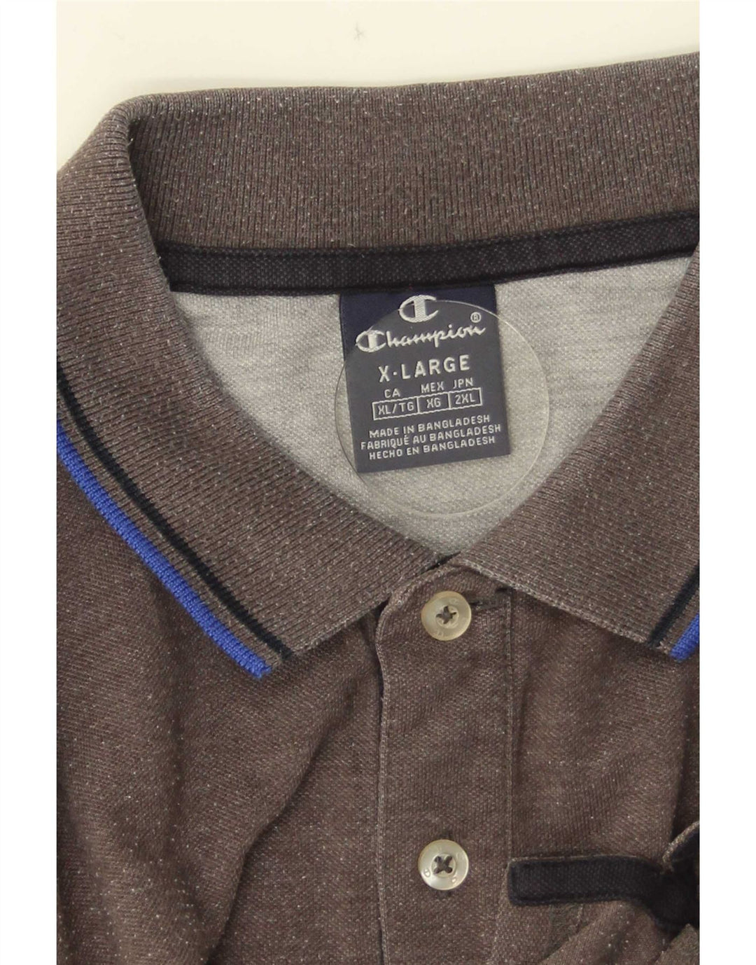 Camisa polo masculina Champion XL cinza