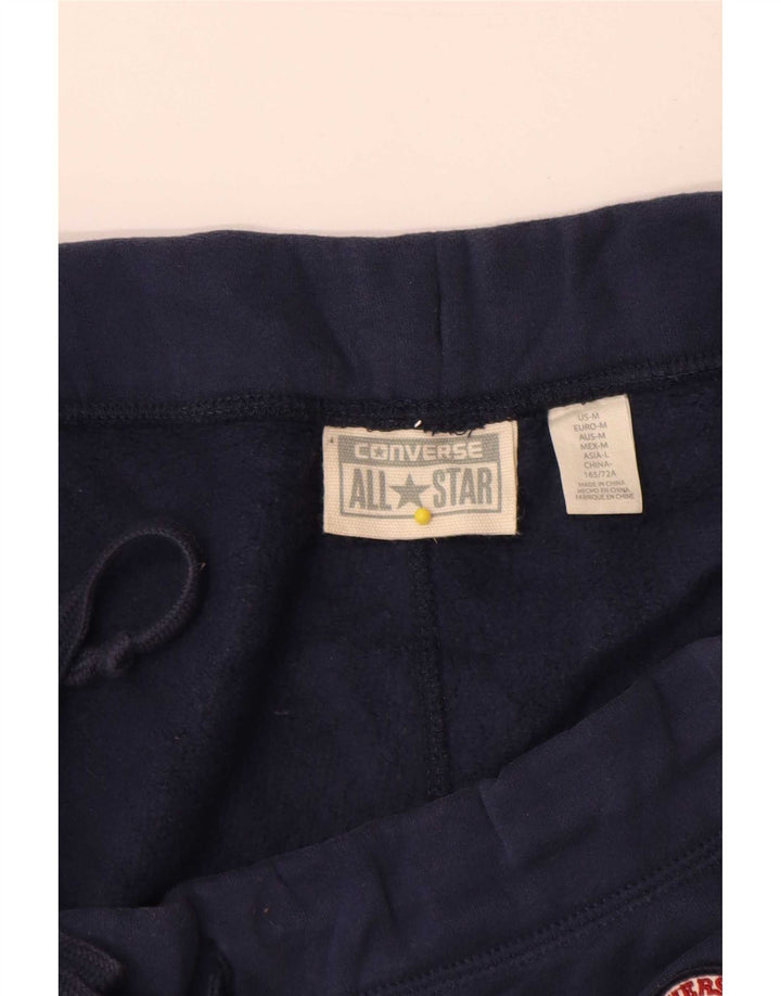 Calça de treino feminina Converse Joggers UK 14 médio azul marinho algodão