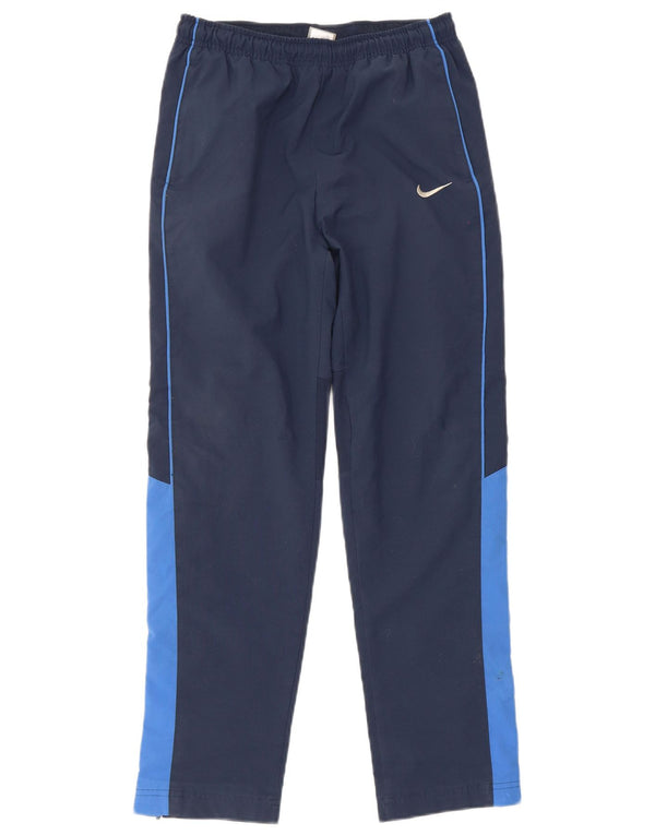 Calça de treino Nike Boys 12-13 anos grande azul marinho colorblock