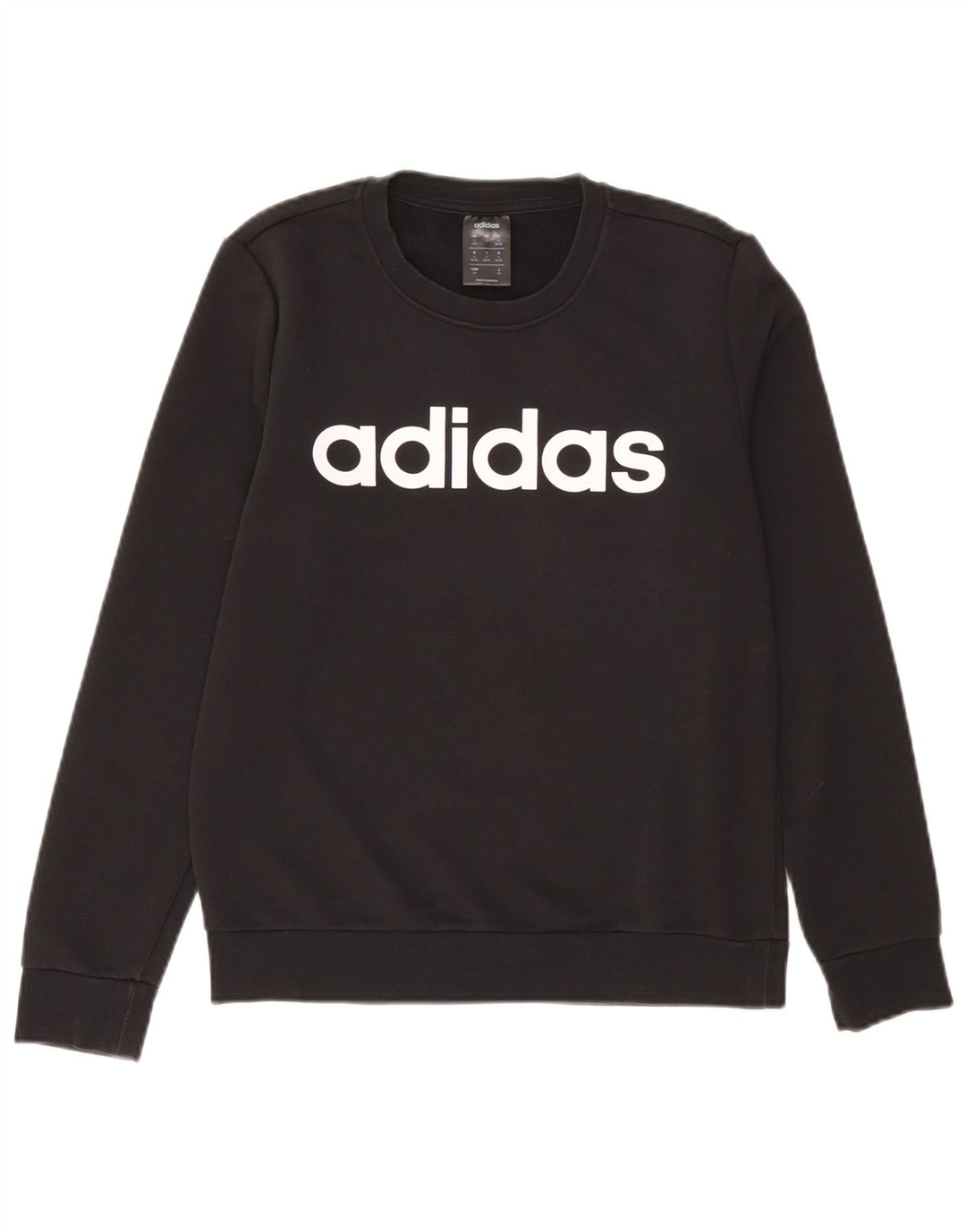 Adidas feminino gráfico moletom jumper reino unido 8/10 pequeno cinza
