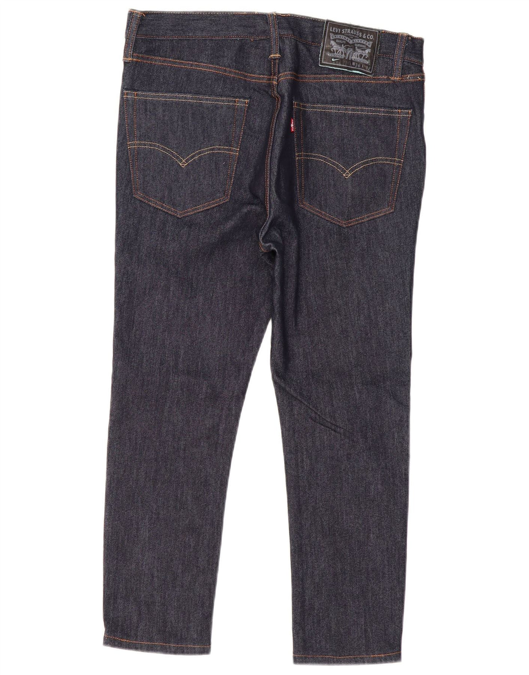 LEVI'S Masculino 511 Cropped Slim Jeans W36 L24 Azul Marinho Algodão
