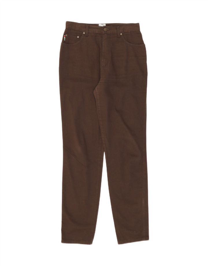 MOSCHINO Womens Tapered Jeans W30 L31 Brown Cotton Vintage Moschino and Second-Hand Moschino from Messina Hembry 