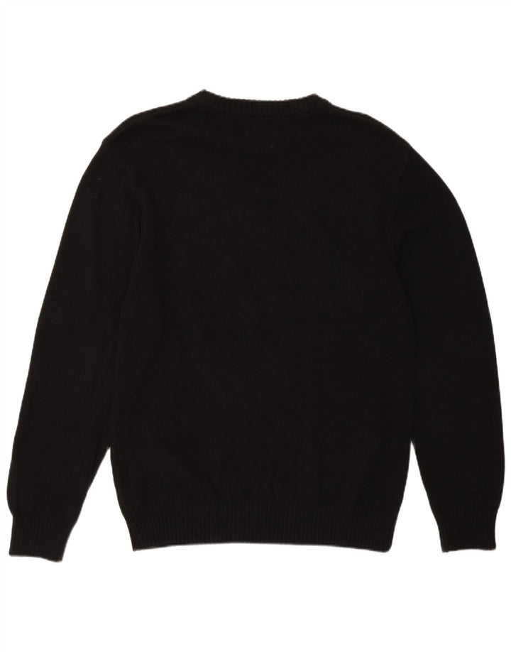 Suéter masculino Levi's Standard com gola redonda, pequeno algodão preto