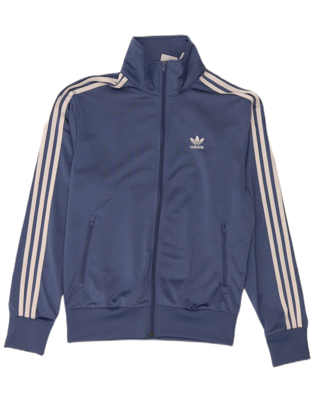 Adidas Mens Treino Top Jaqueta Pequena Azul Poliéster