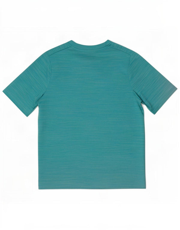 Camiseta Nike Boys Dri Fit Top 12-13 anos grande poliéster listrado azul
