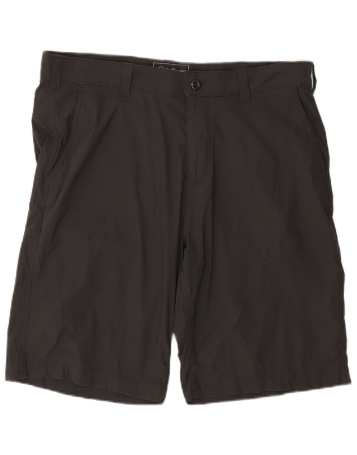 EDDIE BAUER Mens Chino Shorts W38 XL Cinza Nylon
