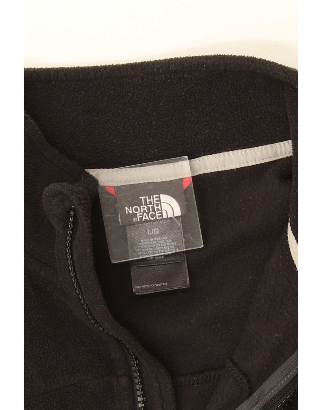 Jaqueta masculina The North Face Liner Fleece UK 40 grande poliéster preto