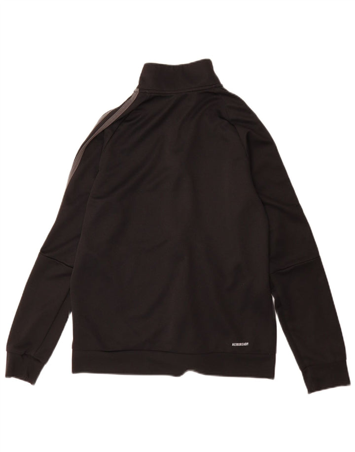 Casaco de treino Adidas Boys Aeroready 13-14 anos preto poliéster