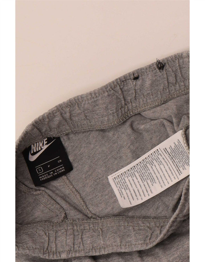 Nike Mens Sport Shorts Pequeno Algodão Cinza