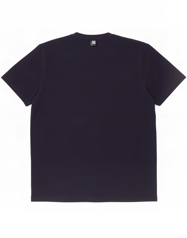 Camiseta masculina Lyle & Scott grande algodão azul marinho